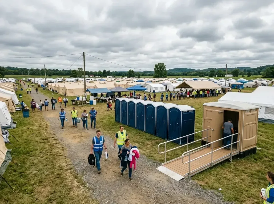 disaster-relief-camp-restrooms-010 — frequently asked questions, Dumpster & Portable Bathrooms Rental in Mountain House, CA
